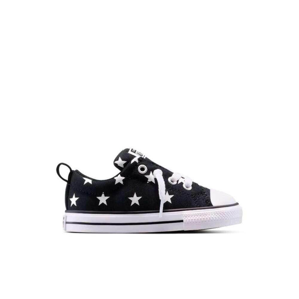 Converse Toddler Street Ox Low Top Sneakers - Black Stars 9T